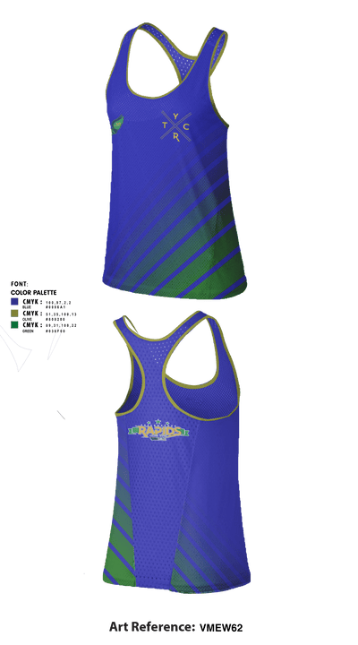 Yellowstone Rapids Track 62906431 Women's Track Singlet - 3