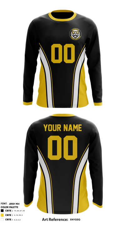 Cleveland Heights High School Football 61040055 Long Sleeve Performance Shirt - 2