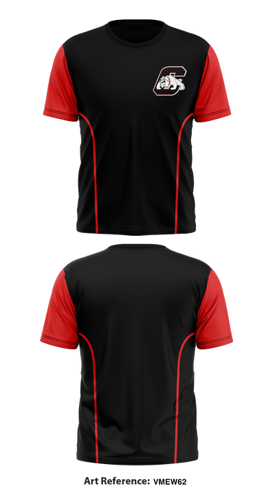 Central High School Basketball 930489 Short Sleeve Performance Shirt - 1