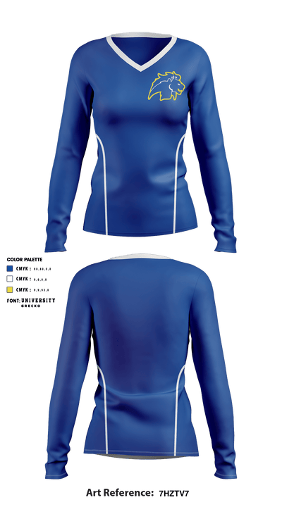 Loris High School Basketball 66716594 Long Sleeve Performance Shirt - 1
