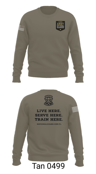 Crew Neck Sweatshirt, , National Guard, Teamtime, Team time, sublimation, custom sports apparel, team uniforms, spirit wear, spiritwear, sports uniforms, custom shirts, team store, custom team store, fundraiser sports, apparel fundraiser