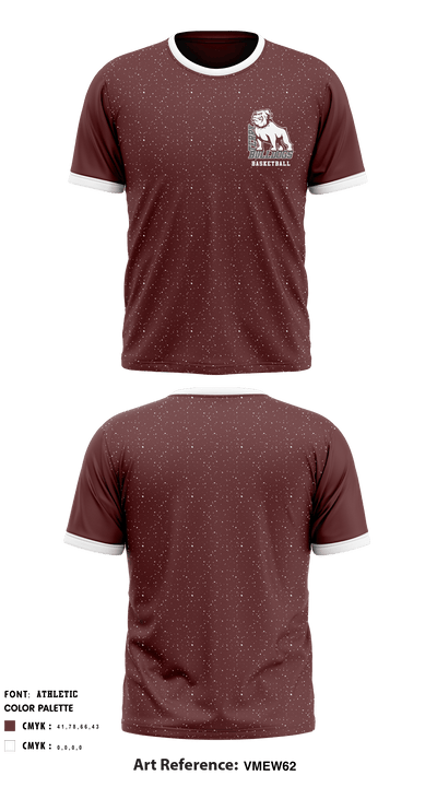 Terry High School Basketball 10817716 Short Sleeve Performance Shirt - 1