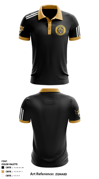 Commack High School Wrestling 82266688 Short Sleeve Performance Polo - 1