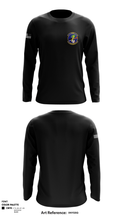 6th Maintenance Squadron 29642778 Long Sleeve Performance Shirt - 3