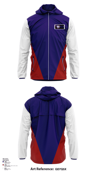 North/South Softball – South Carolina Coaches Association 22382956 Windbreaker - 1