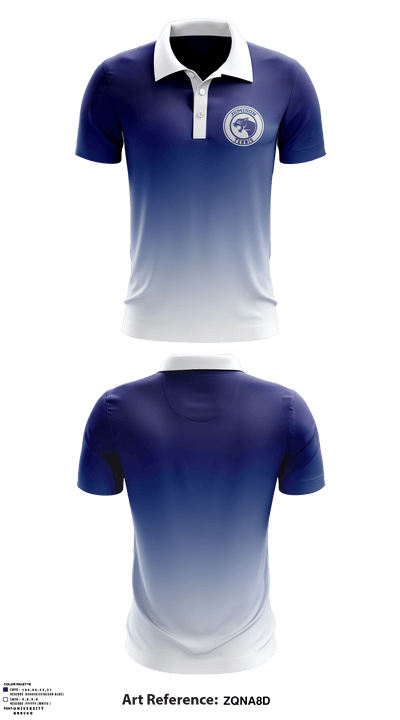 Jemison High School Tennis 98193156 Short Sleeve Performance Polo - 1