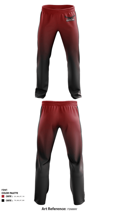 Dover Area High School Golf 14793470 Sweatpants - 1