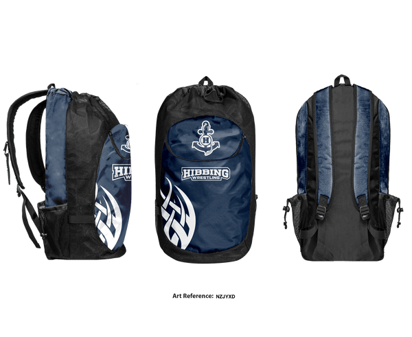Gear Bag, Hibbing High School wrestling, Wrestling, Teamtime, Team time, sublimation, custom sports apparel, team uniforms, spirit wear, spiritwear, sports uniforms, custom shirts, team store, custom team store, fundraiser sports, apparel fundraiser