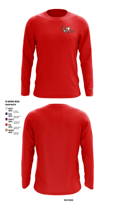 B Buzz Baseball League 70409945 Long Sleeve Performance Shirt - 5
