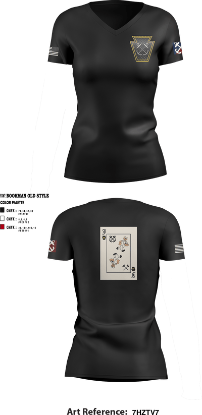 USS John P. Murtha 4940158 Women's Short Sleeve V-neck Shirt - 1