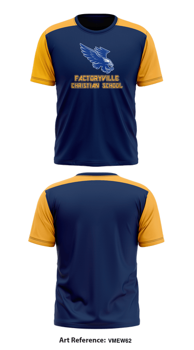 Factoryville Christian School 78112632 Short Sleeve Performance Shirt - 2