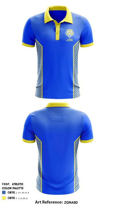 IDEA College Preparatory-Judson (High School) Volleyball 56176558 Short Sleeve Performance Polo - 1