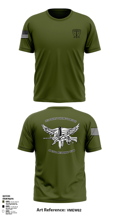 LCSO Special Response Team 90954535 Short Sleeve Performance Shirt - 2