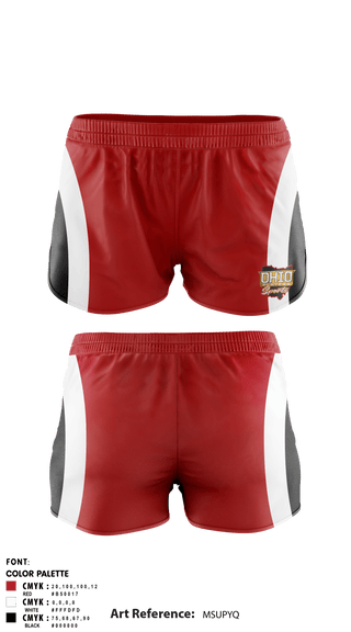 Women's Shorts, SW Ohio Sports, Spirit Store, Teamtime, Team time, sublimation, custom sports apparel, team uniforms, spirit wear, spiritwear, sports uniforms, custom shirts, team store, custom team store, fundraiser sports, apparel fundraiser
