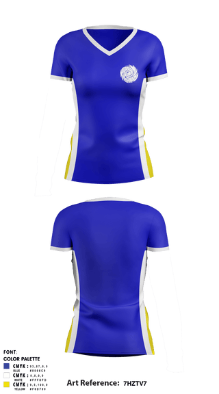 Women's Short Sleeve Vneck Shirt, Warwick Veterans Memorial HS, Spirit Store, Teamtime, Team time, sublimation, custom sports apparel, team uniforms, spirit wear, spiritwear, sports uniforms, custom shirts, team store, custom team store, fundraiser sports, apparel fundraiser