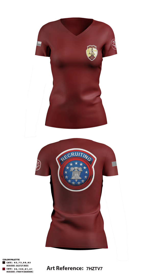 Women's Short Sleeve Vneck Shirt, , Army, Teamtime, Team time, sublimation, custom sports apparel, team uniforms, spirit wear, spiritwear, sports uniforms, custom shirts, team store, custom team store, fundraiser sports, apparel fundraiser
