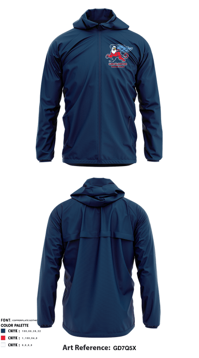 Los Alamitos High School Water Polo 27043087 Windbreaker - 2