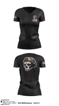 Combat Company 68423485 Women's Short Sleeve V-neck Shirt - 1