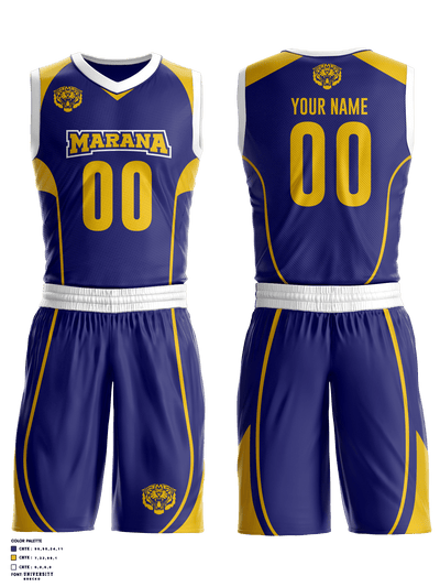 Marana High School Basketball 85625635 Basketball Uniform - 1