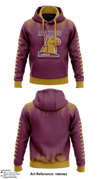 Hoodie, Atkins Academic & Technology High School Basketball, Men's Basketball, Teamtime, Team time, sublimation, custom sports apparel, team uniforms, spirit wear, spiritwear, sports uniforms, custom shirts, team store, custom team store, fundraiser sports, apparel fundraiser