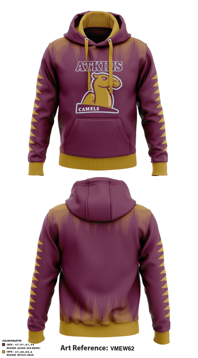 Atkins Academic & Technology High School Basketball 94136849 Hoodie - 1