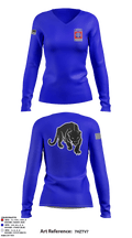 82nd Airborne Division 13131844 Women's Long Sleeve V-neck Shirt - 2