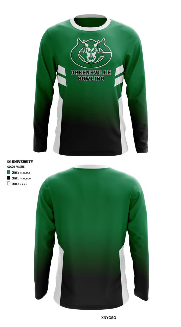 Long Sleeve Performance Shirt, Greeneville Bowling, Bowling, Teamtime, Team time, sublimation, custom sports apparel, team uniforms, spirit wear, spiritwear, sports uniforms, custom shirts, team store, custom team store, fundraiser sports, apparel fundraiser