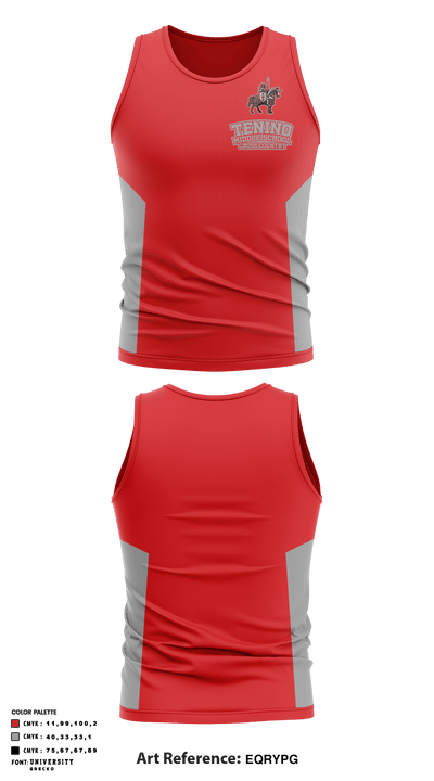 Tenino Middle School Cross Country 16389386 Tank Top - 1