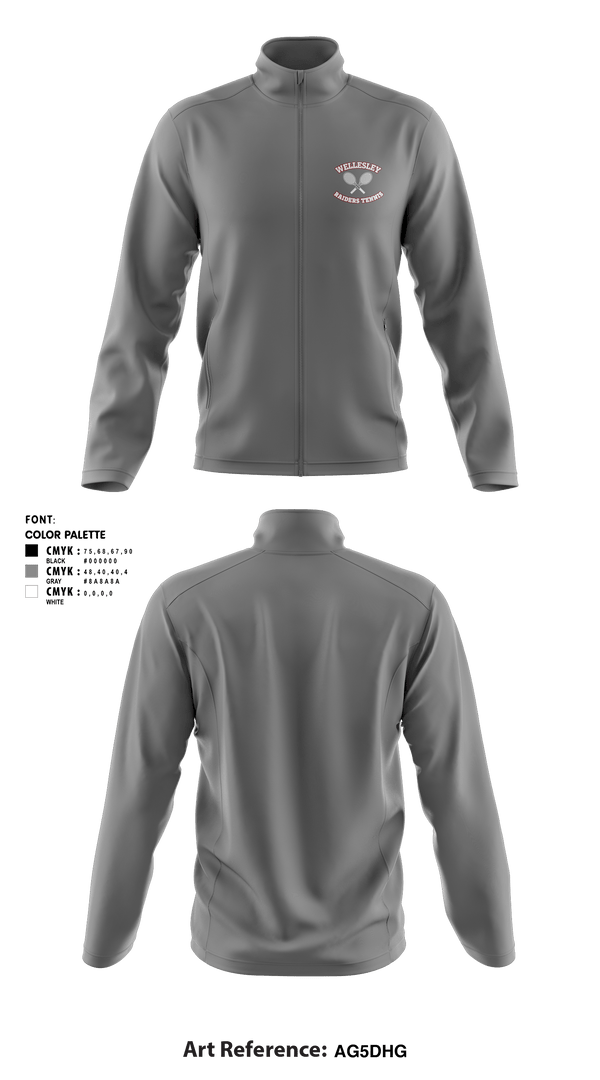 Fleece Jacket, Girls Wellsesley Tennis, Tennis, Teamtime, Team time, sublimation, custom sports apparel, team uniforms, spirit wear, spiritwear, sports uniforms, custom shirts, team store, custom team store, fundraiser sports, apparel fundraiser
