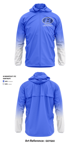 Windbreaker, Brunswick High School Cross Country, Cross Country, Teamtime, Team time, sublimation, custom sports apparel, team uniforms, spirit wear, spiritwear, sports uniforms, custom shirts, team store, custom team store, fundraiser sports, apparel fundraiser