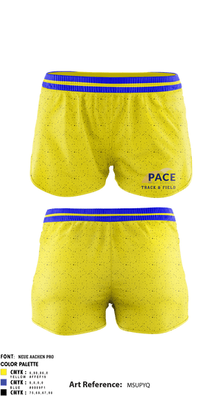 Women's Shorts, Pace Track & Field, Track & Field, Teamtime, Team time, sublimation, custom sports apparel, team uniforms, spirit wear, spiritwear, sports uniforms, custom shirts, team store, custom team store, fundraiser sports, apparel fundraiser