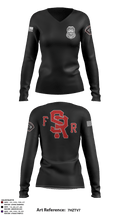 71st Battalion 72308651 Women's Long Sleeve V-neck Shirt - 2