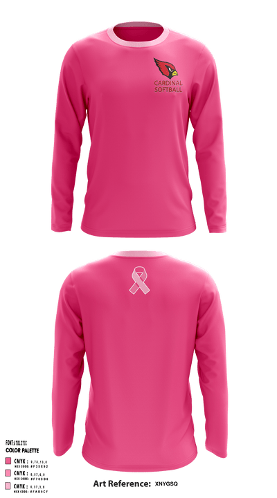 PLHS Cardinals 46415472 Long Sleeve Performance Shirt - 4