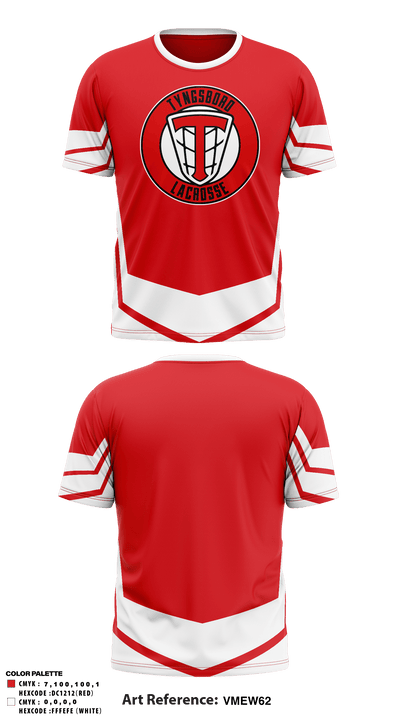 Tyngsboro Youth Lacrosse 28743938 Short Sleeve Performance Shirt - 6