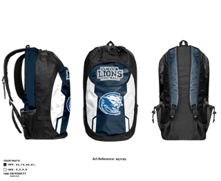 Gear Bag, Luella Lions Flag Football, School Spirit Store, Teamtime, Team time, sublimation, custom sports apparel, team uniforms, spirit wear, spiritwear, sports uniforms, custom shirts, team store, custom team store, fundraiser sports, apparel fundraiser