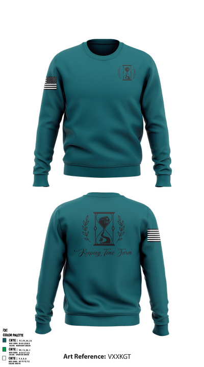 Keeping Time Farm 90678690 Crew Neck Sweatshirt - 1