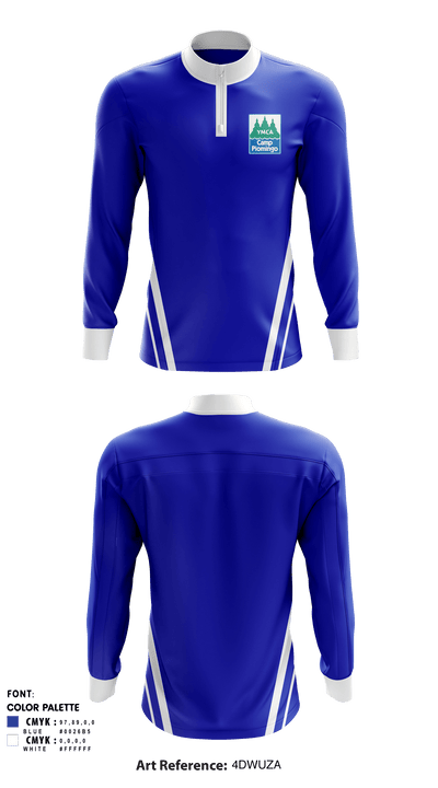 YMCA Camp Piomingo 63899633 Quarter Zip Jacket - 1