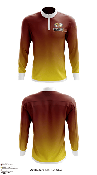 Quarter Zip Jacket, South Windsor High School Tennis, Tennis, Teamtime, Team time, sublimation, custom sports apparel, team uniforms, spirit wear, spiritwear, sports uniforms, custom shirts, team store, custom team store, fundraiser sports, apparel fundraiser