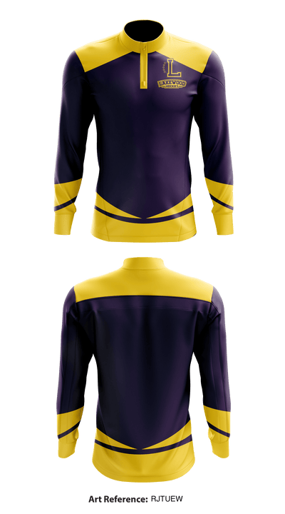 Lakewood High Hockey 46107842 Quarter Zip Jacket - 1