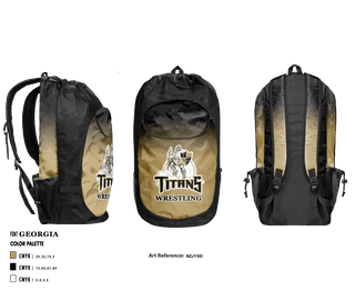 Gear Bag, Treasure Coast Titans, Wrestling, Teamtime, Team time, sublimation, custom sports apparel, team uniforms, spirit wear, spiritwear, sports uniforms, custom shirts, team store, custom team store, fundraiser sports, apparel fundraiser