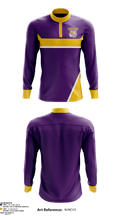 Hattiesburg High School Powerlifting 97684171 Quarter Zip Jacket - 1
