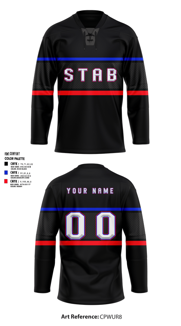 Hockey Jersey, STAB, Ice Hockey, Teamtime, Team time, sublimation, custom sports apparel, team uniforms, spirit wear, spiritwear, sports uniforms, custom shirts, team store, custom team store, fundraiser sports, apparel fundraiser