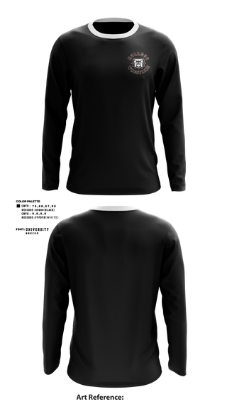 Long Sleeve Performance Shirt, Bulldog Wrestling Club, Wrestling, Teamtime, Team time, sublimation, custom sports apparel, team uniforms, spirit wear, spiritwear, sports uniforms, custom shirts, team store, custom team store, fundraiser sports, apparel fundraiser