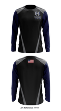 Hendrickson High School 62261568 Long Sleeve Performance Shirt - 1