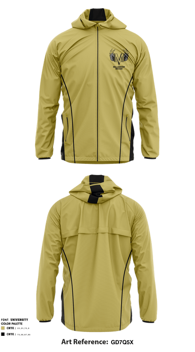 Millennium High School-Tracy Learning Center Soccer 36293721 Windbreaker - 2