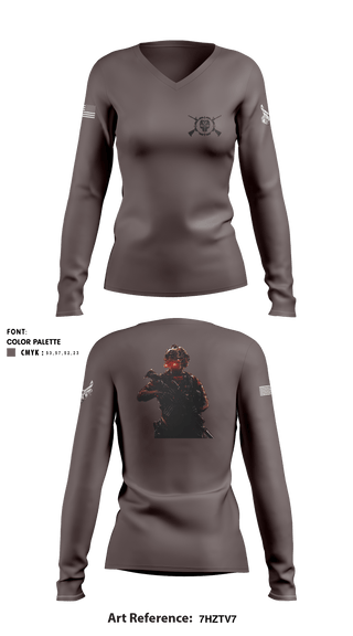 Women's Long Sleeve Vneck Shirt, , Police, Teamtime, Team time, sublimation, custom sports apparel, team uniforms, spirit wear, spiritwear, sports uniforms, custom shirts, team store, custom team store, fundraiser sports, apparel fundraiser