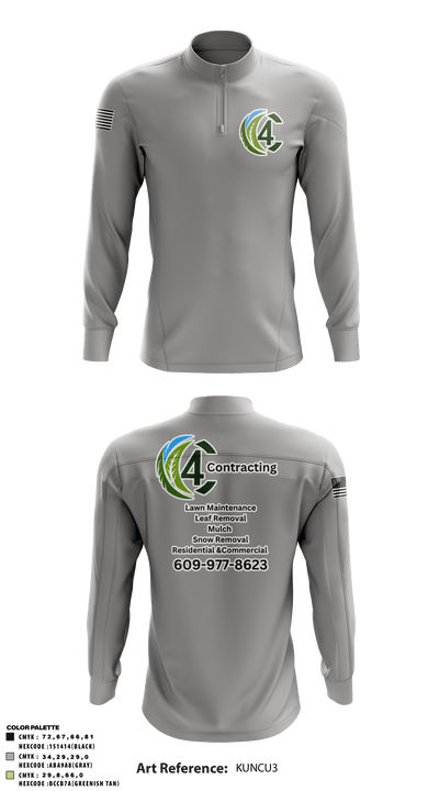C4 36536830 Quarter Zip Jacket - 3
