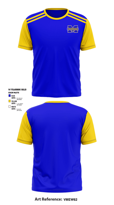 Mira Mesa High School Baseball 3312042 Short Sleeve Performance Shirt - 1