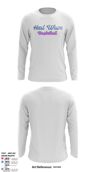 Long Sleeve Performance Shirt, Heat Wave, Men's Basketball, Teamtime, Team time, sublimation, custom sports apparel, team uniforms, spirit wear, spiritwear, sports uniforms, custom shirts, team store, custom team store, fundraiser sports, apparel fundraiser