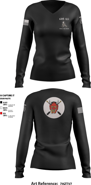 Women's Long Sleeve Vneck Shirt, , Army, Teamtime, Team time, sublimation, custom sports apparel, team uniforms, spirit wear, spiritwear, sports uniforms, custom shirts, team store, custom team store, fundraiser sports, apparel fundraiser